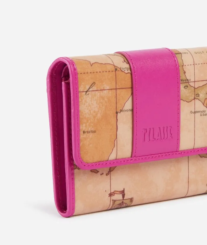 Woman Wallets Alviero Martini Social Soft Small Bifold Wallet Magenta