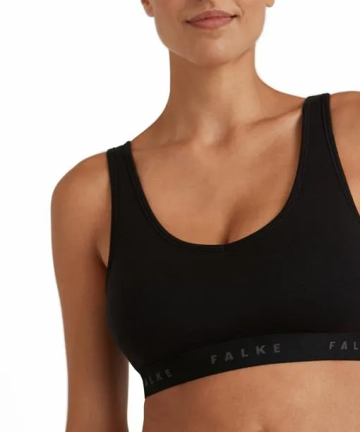 Women 2Pack Women Bra Daily Comfort Black FALKE Bras and Tops