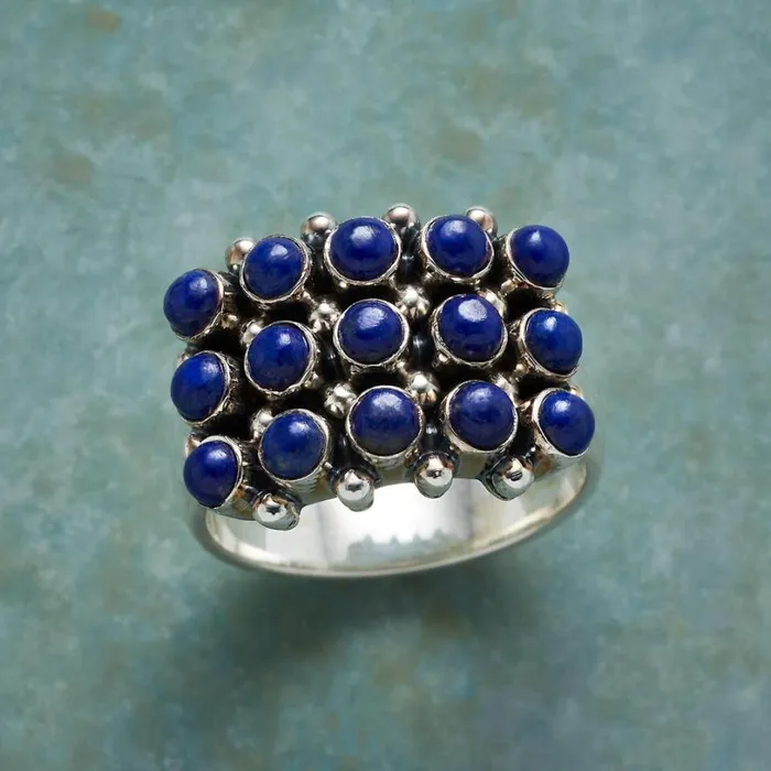 Women 3 X 5 Lapis Ring Sundance Catalog Rings