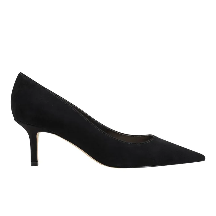 Women Alola Pump Black Suede Marc Fisher Heels and Pumps