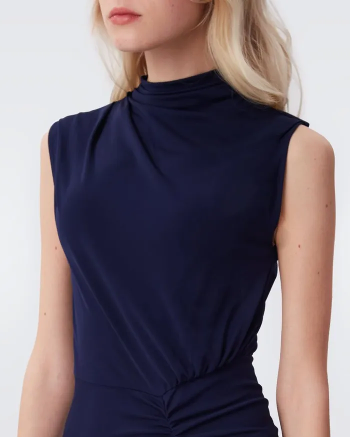 Women Apollo Dress Navy DVF Dresses