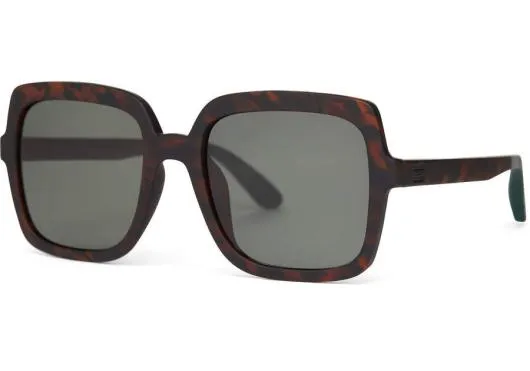 Women Athena Matte Blonde Tortdeep Olive Gradient TOMS Sunglasses