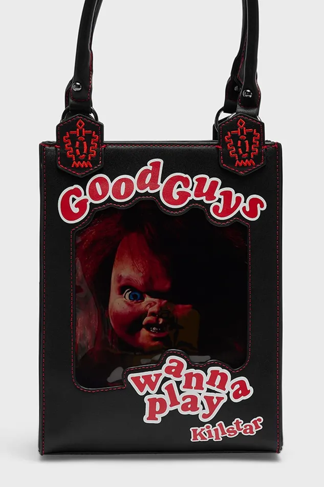 Women Bags Tote Bags Killstar Wanna Play Dirty Tote Bag