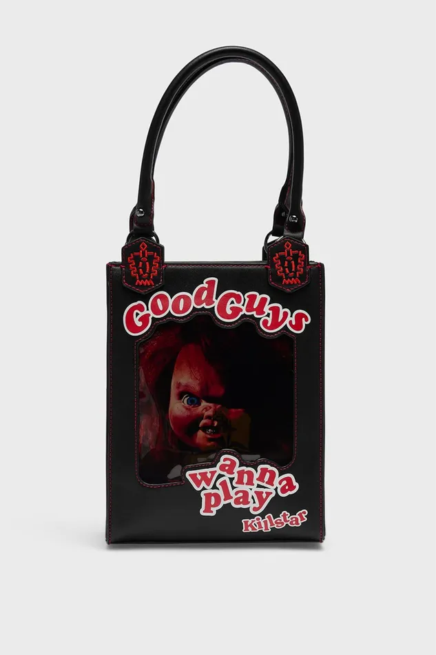 Women Bags Tote Bags Killstar Wanna Play Dirty Tote Bag