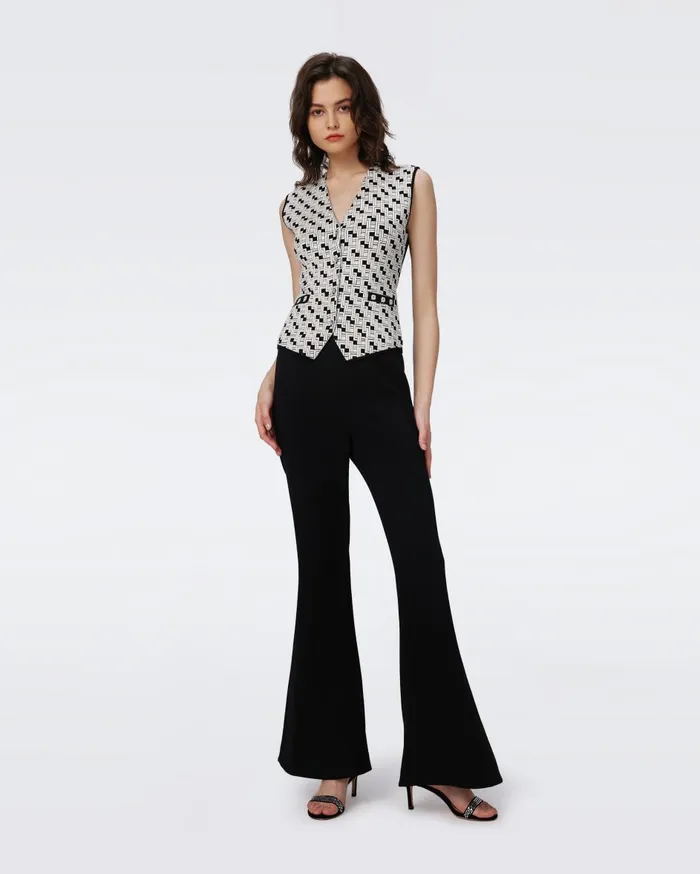 Women Barcelona Pants Black DVF Pants and Shorts