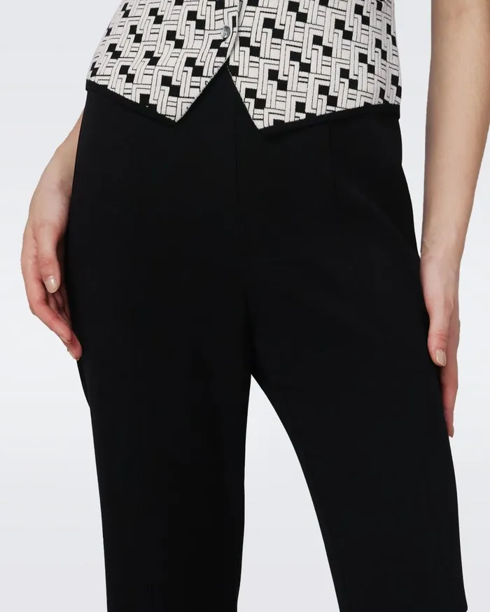 Women Barcelona Pants Black DVF Pants and Shorts