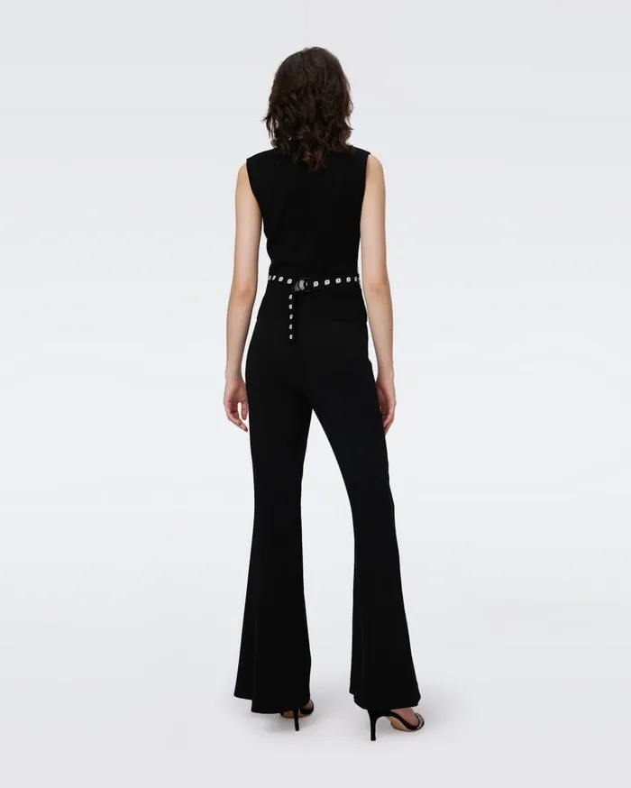 Women Barcelona Pants Black DVF Pants and Shorts