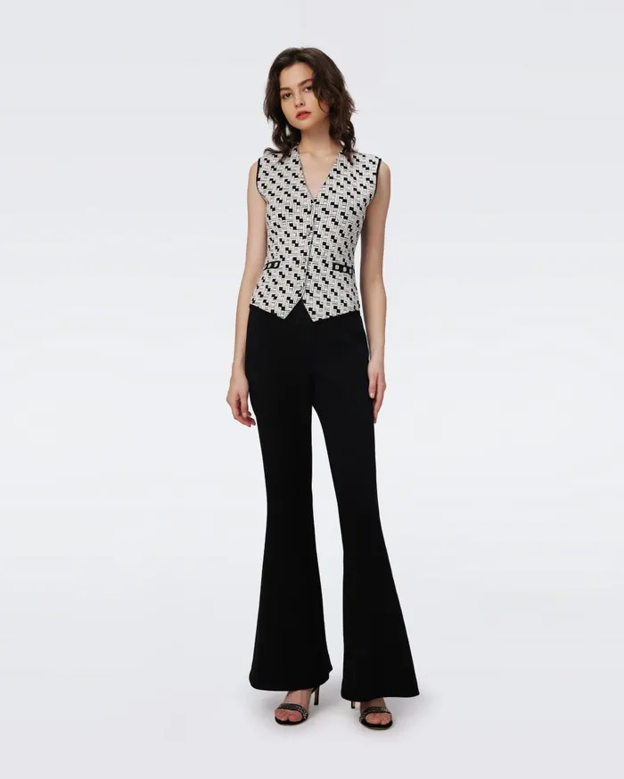 Women Barcelona Pants Black DVF Pants and Shorts