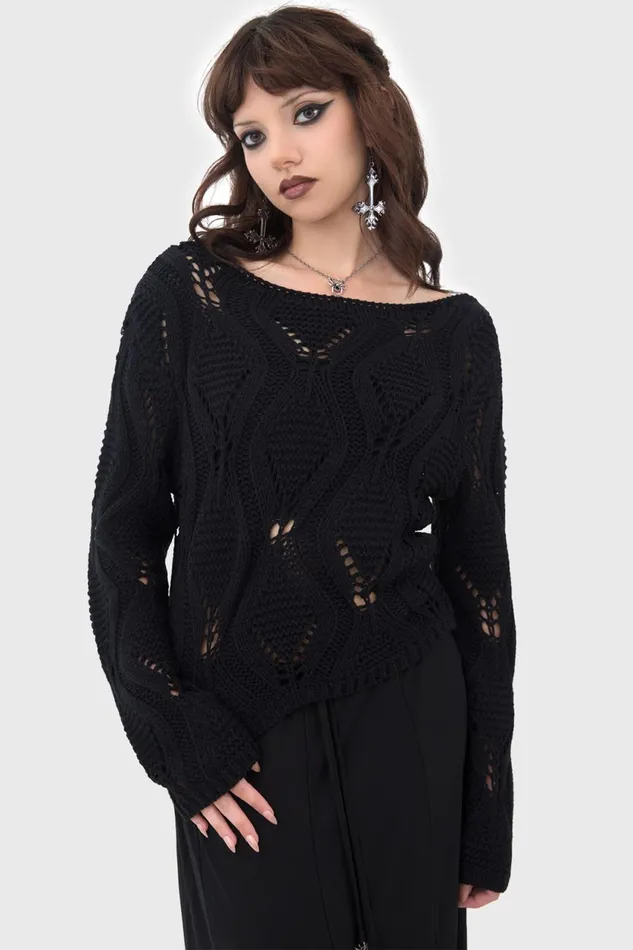 Women Basics Killstar Nebula Riot Sweater