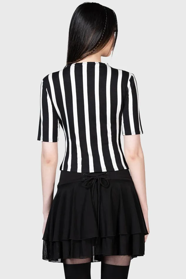 Women Basics Killstar Zowie Crop Top