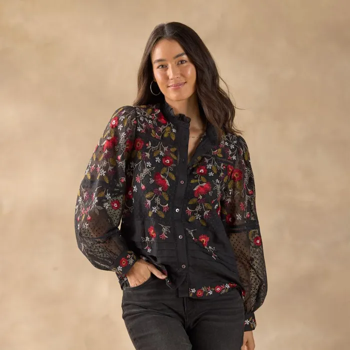 Women Beaumont Blooms Top Petite Black Sundance Catalog Petite Styles Women Beaumont Blooms Top Petite Black Sundance Catalog Petite Styles
