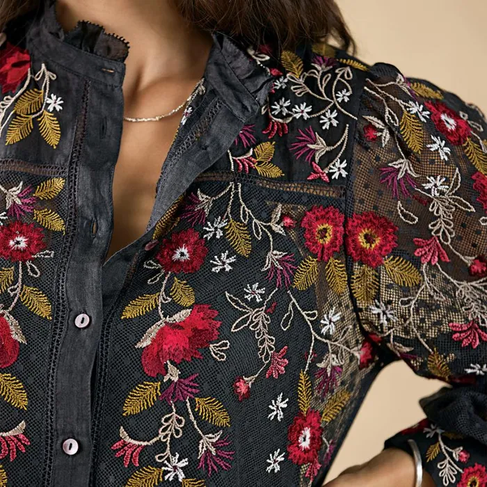 Women Beaumont Blooms Top Petite Black Sundance Catalog Petite Styles Women Beaumont Blooms Top Petite Black Sundance Catalog Petite Styles