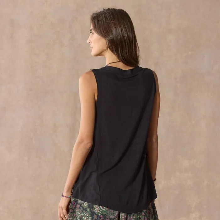 Women Benita Henley Tank Vintage Black Sundance Catalog Tops Women Benita Henley Tank Vintage Black Sundance Catalog Tops