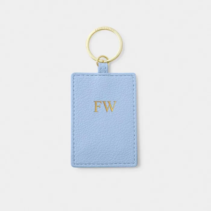 Women Birthstone Collection Katie Loxton March Birthstone Keyring In Aqua Blue