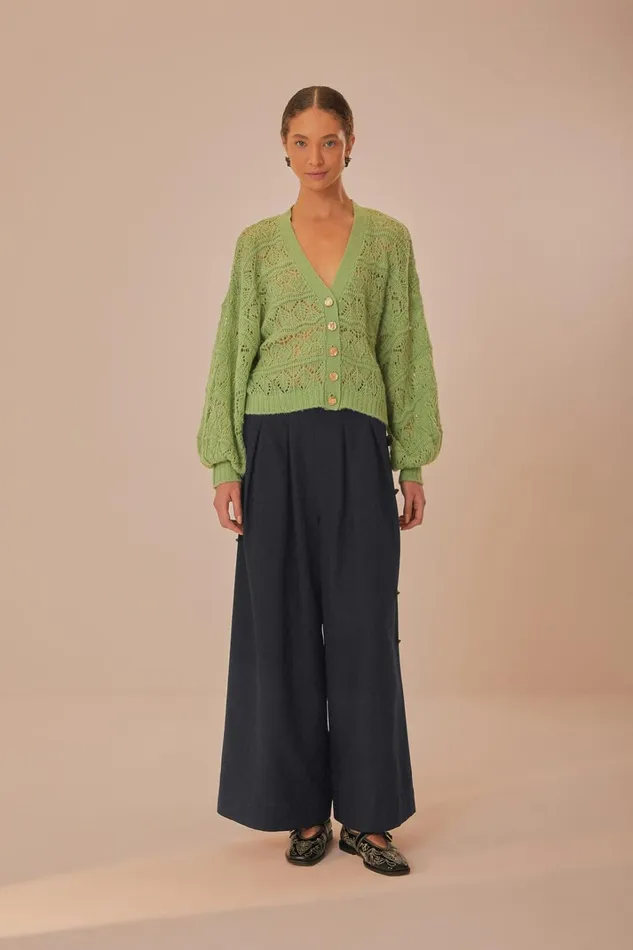 Women Black Button Pants Black FARM Rio Pants
