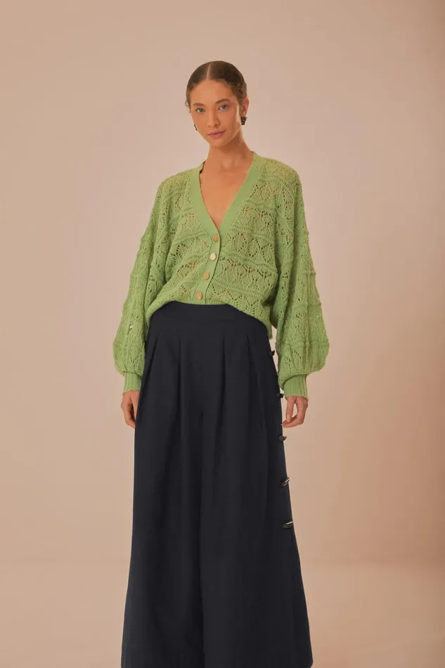 Women Black Button Pants Black FARM Rio Pants