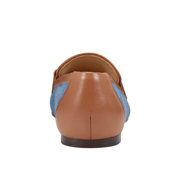 Women Bleek Loafer Denim Multi Marc Fisher Loafers and Flats