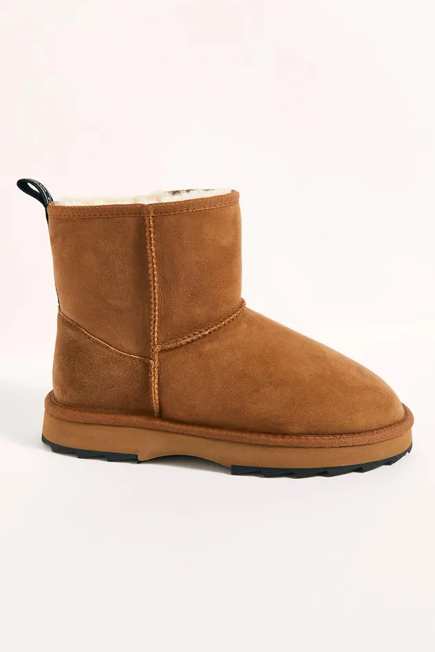 Women Boots Free People EMU Sharky Mini Boots Chestnut