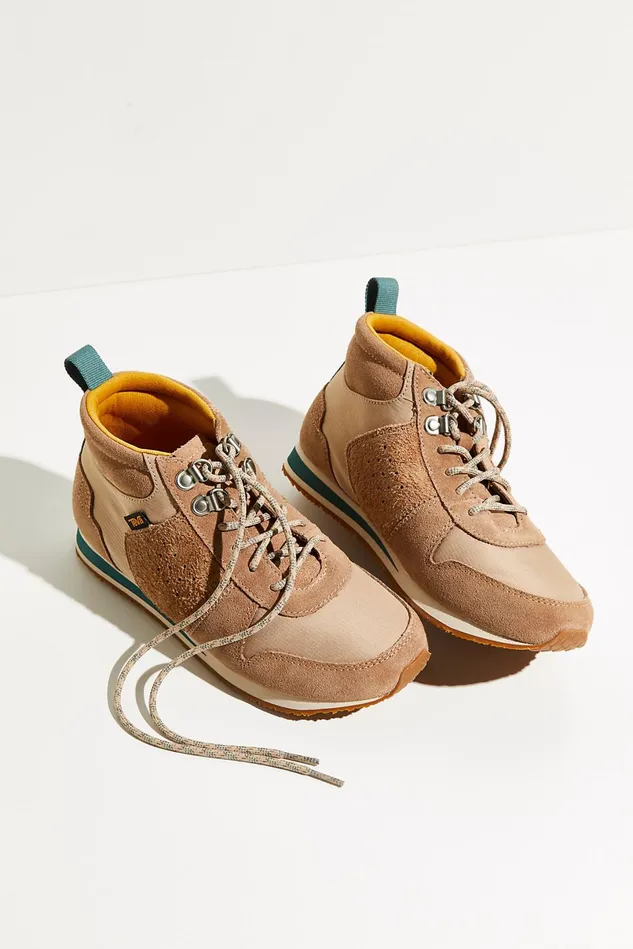 Women Boots Free People Teva Highside 03984 Hiker Boots Sand Dune Sesame
