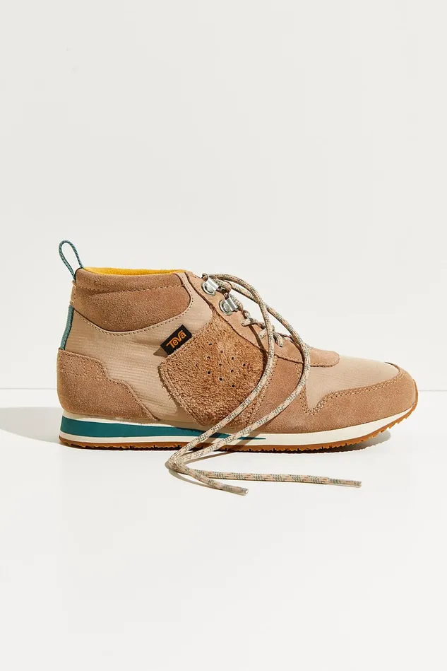Women Boots Free People Teva Highside 03984 Hiker Boots Sand Dune Sesame