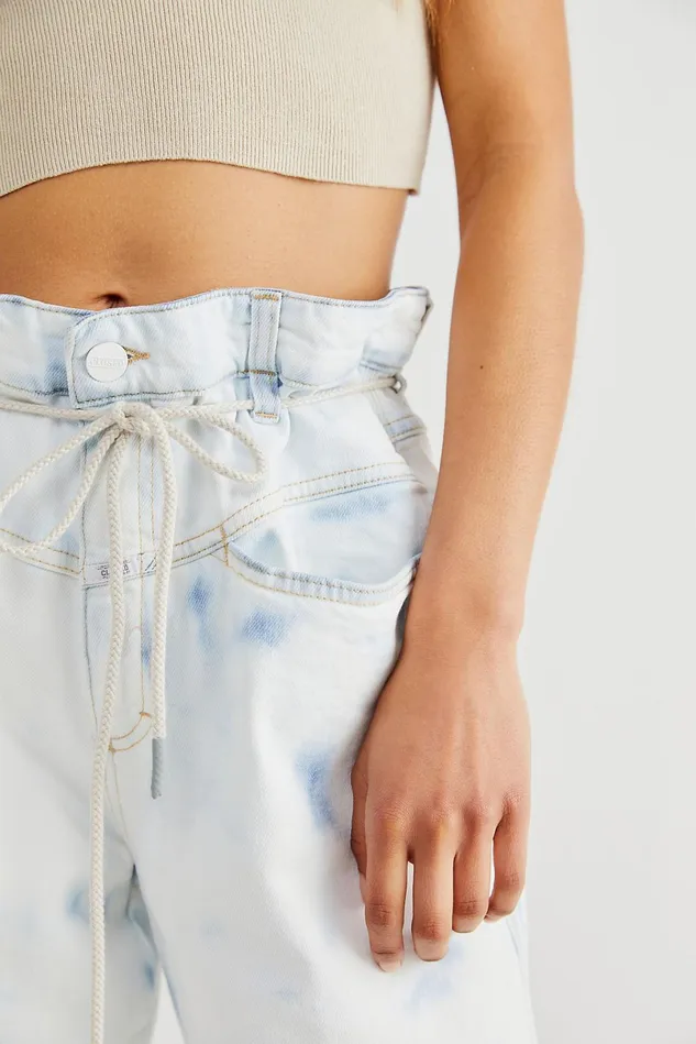 Women Boyfriend Jeans Free People Closed Anni Jeans Extreme Light