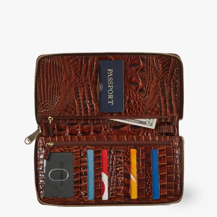 Women Brahmin Clutches Skyler Radiant Red Melbourne