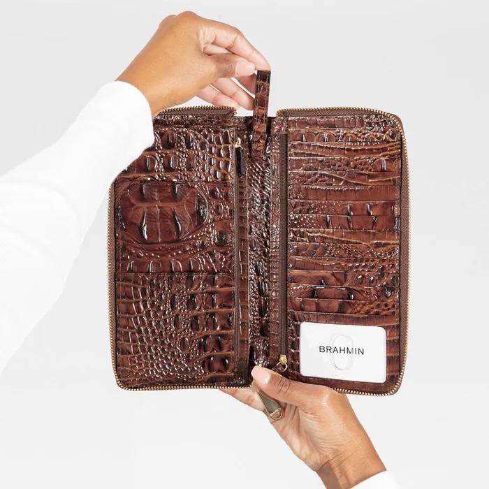Women Brahmin Clutches Skyler Radiant Red Melbourne