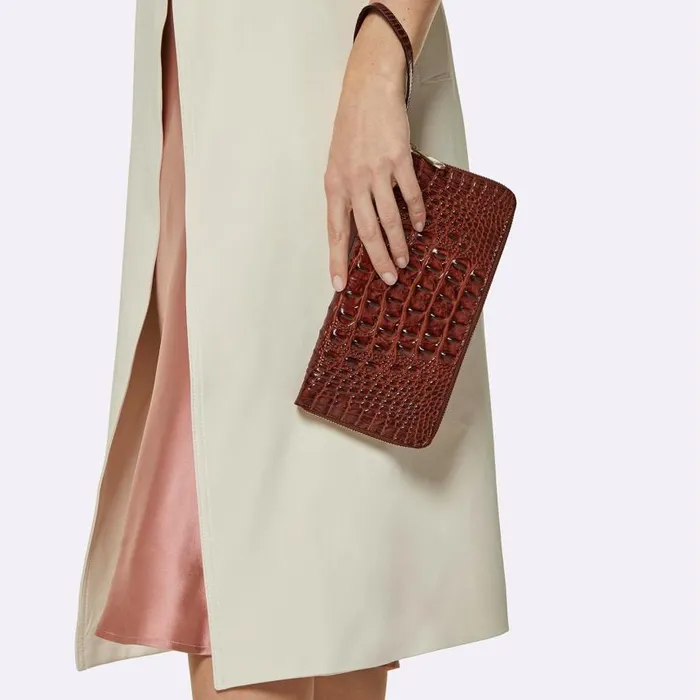 Women Brahmin Clutches Skyler Radiant Red Melbourne