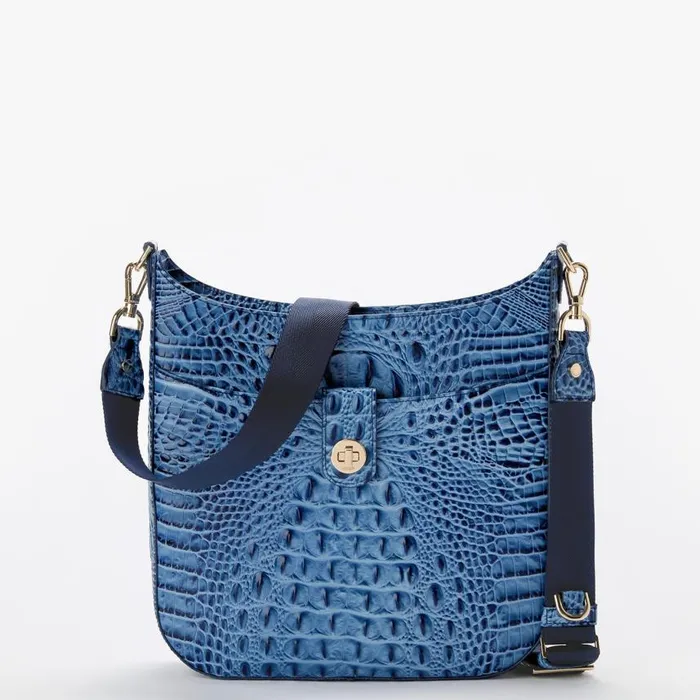 Women Brahmin Crossbodies Leia Blue Serenade Melbourne