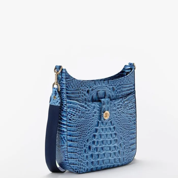 Women Brahmin Crossbodies Leia Blue Serenade Melbourne