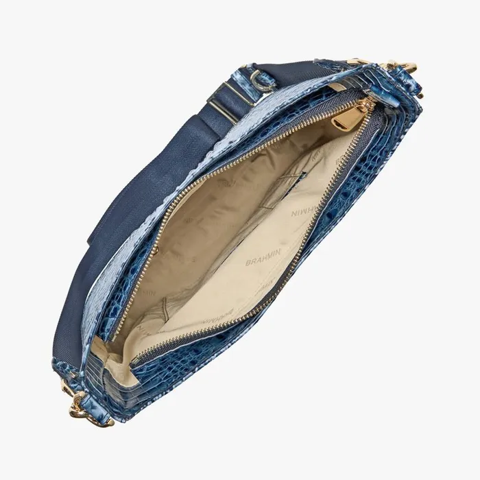 Women Brahmin Crossbodies Leia Blue Serenade Melbourne