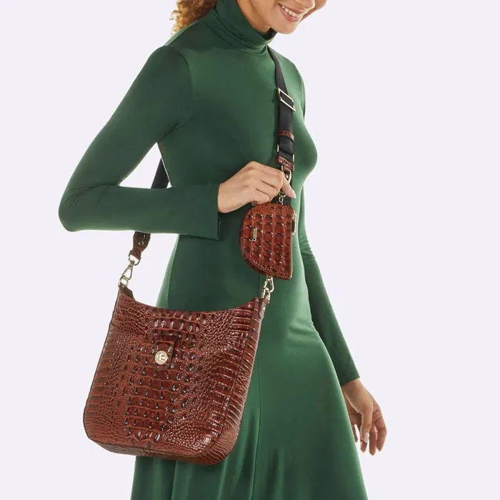 Women Brahmin Crossbodies Leia Blue Serenade Melbourne
