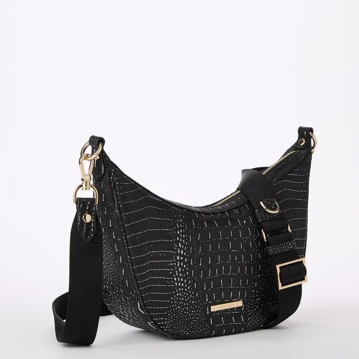 Women Brahmin Crossbodies Percy Black Regal Mini Melbourne