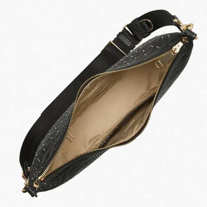 Women Brahmin Crossbodies Percy Black Regal Mini Melbourne