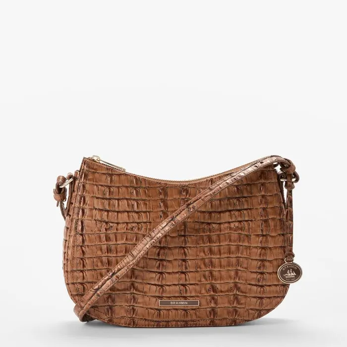 Women Brahmin Crossbodies Shayna Luggage Brown Leontyne