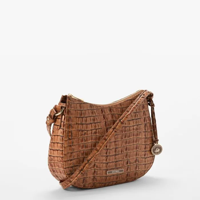 Women Brahmin Crossbodies Shayna Luggage Brown Leontyne
