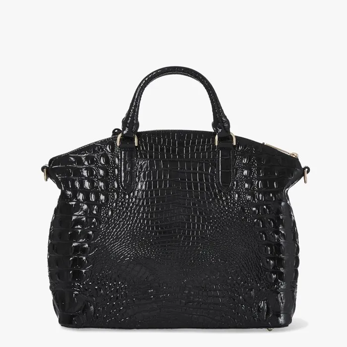 Women Brahmin Satchels Large Duxbury Satchel Black Melbourne
