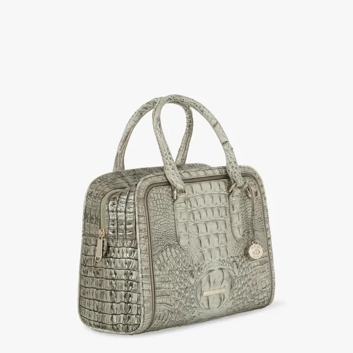 Women Brahmin Satchels Marissa Fairest Grey Breakwater