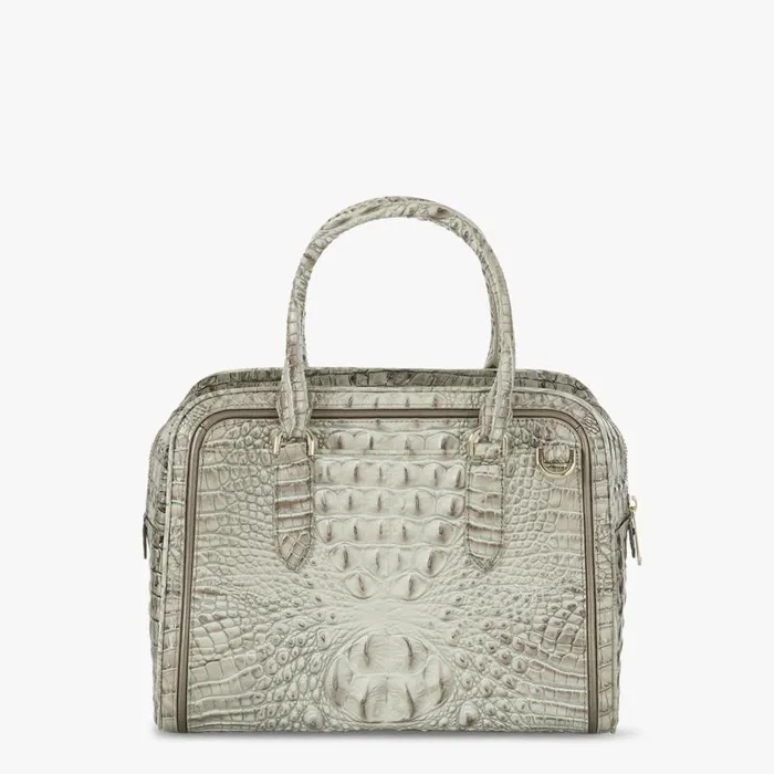 Women Brahmin Satchels Marissa Fairest Grey Breakwater