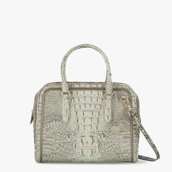Women Brahmin Satchels Marissa Fairest Grey Breakwater