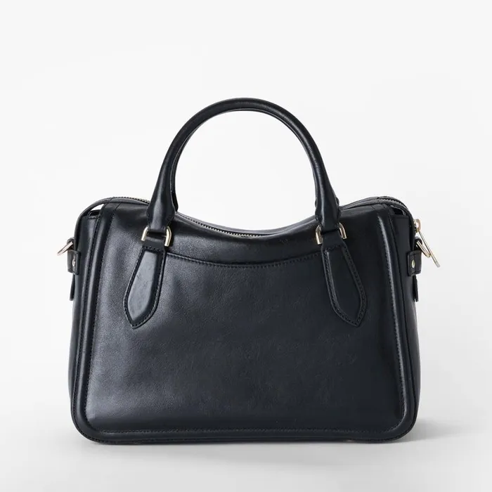 Women Brahmin Satchels Micaela Black Nightshade