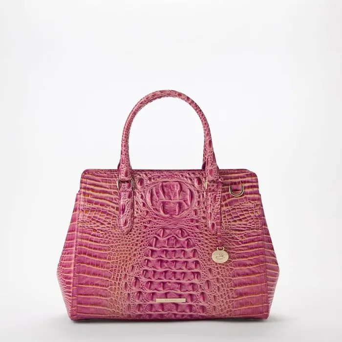 Women Brahmin Satchels Small Finley Rouge Blush Melbourne