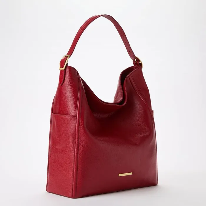 Women Brahmin Shoulder Bags Parin Radiant Red Mystic