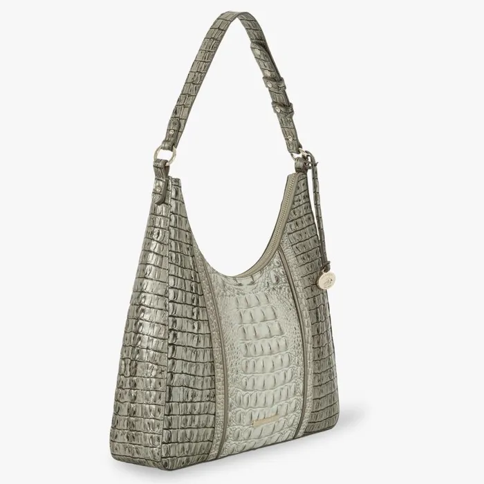 Women Brahmin Shoulder Bags Tabitha Fairest Grey Breakwater
