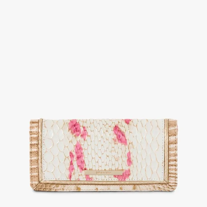 Women Brahmin Wallets and Wristlets Ady Wallet Apricot Rose Valentia