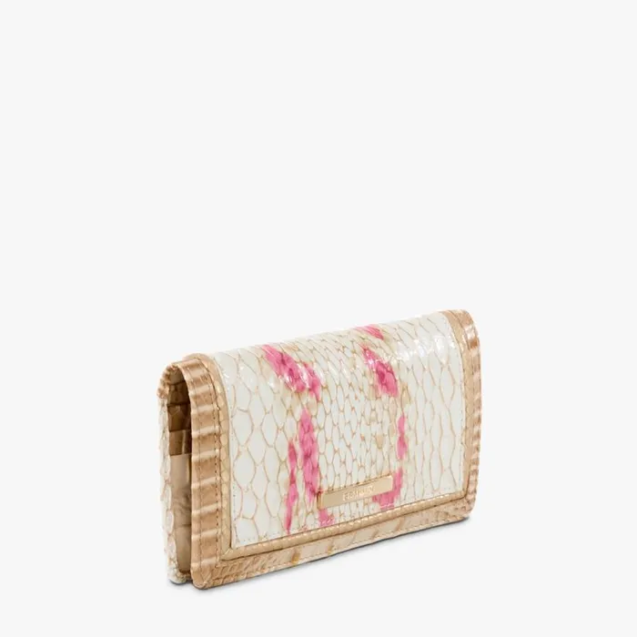 Women Brahmin Wallets and Wristlets Ady Wallet Apricot Rose Valentia