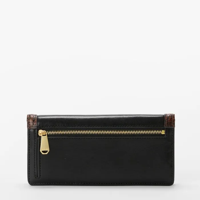 Women Brahmin Wallets and Wristlets Ady Wallet Black Tuscan