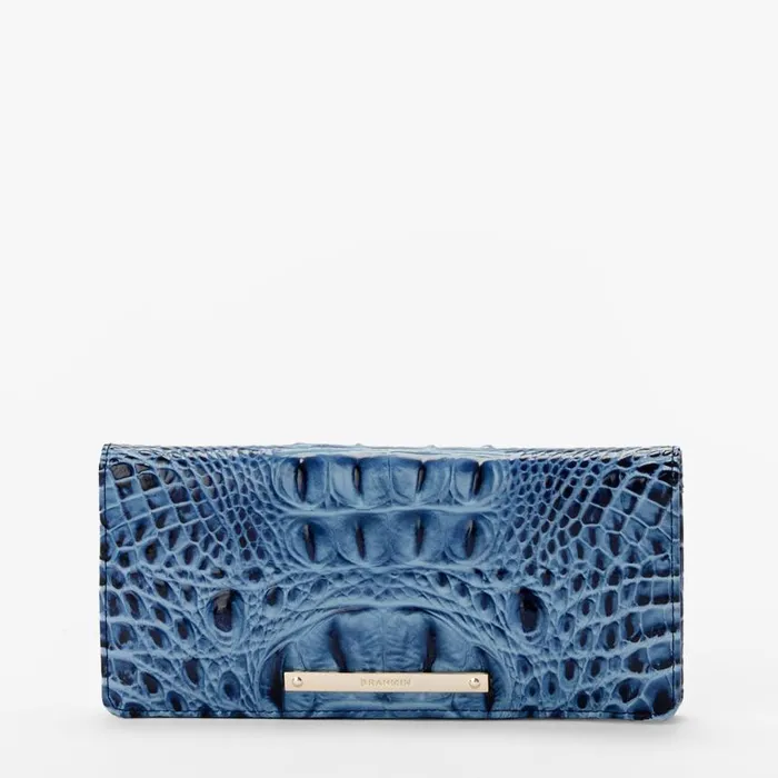 Women Brahmin Wallets and Wristlets Ady Wallet Blue Serenade Melbourne