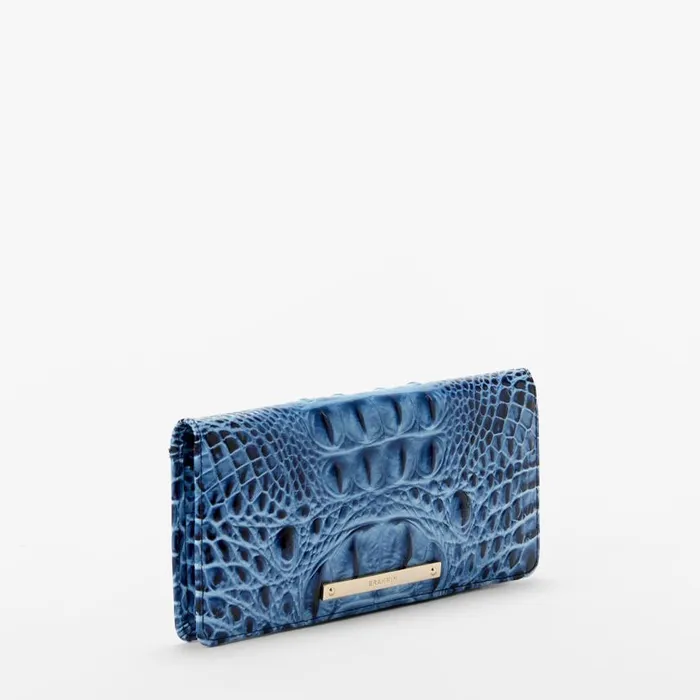 Women Brahmin Wallets and Wristlets Ady Wallet Blue Serenade Melbourne