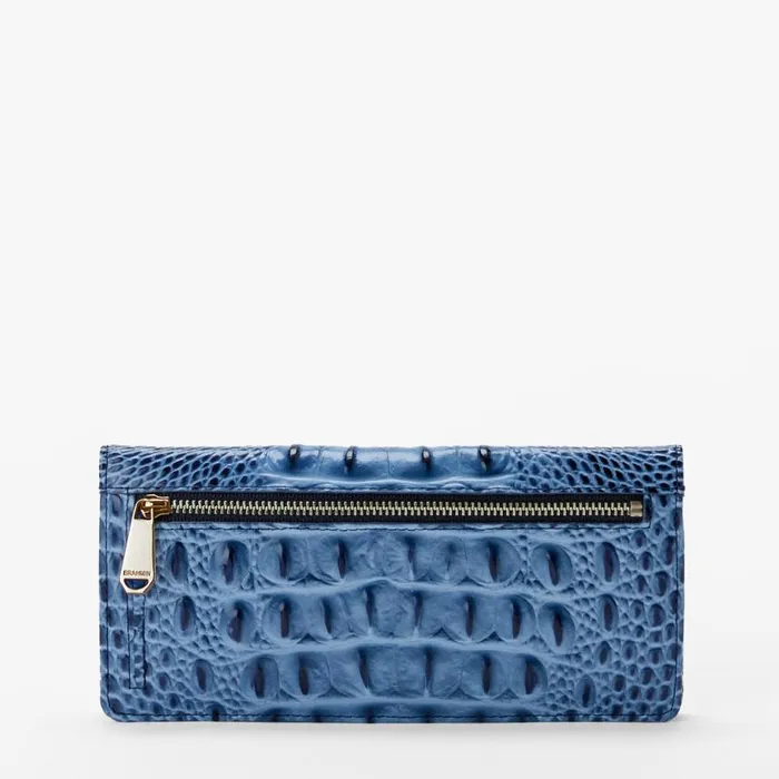 Women Brahmin Wallets and Wristlets Ady Wallet Blue Serenade Melbourne